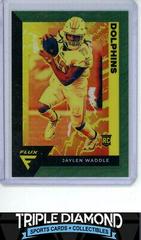 Jaylen Waddle [Green] #FX-13 Football Cards 2021 Panini Chronicles Flux Rookies Prices