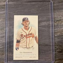 Ian Anderson Baseball Cards 2021 Topps Allen & Ginter Mini Rookie Design Variations Prices