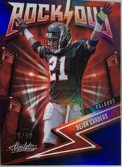 Deion Sanders [Spectrum Blue] #5 Football Cards 2023 Panini Absolute Rock Out Prices