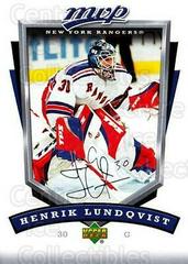Henrik Lundqvist Hockey Cards 2006 Upper Deck MVP Prices