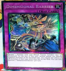 Dimensional Barrier [Collector's Rare] RA01-EN072 YuGiOh 25th Anniversary Rarity Collection Prices