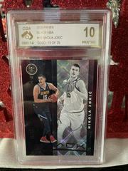 Nikola Jokic [Gold] Basketball Cards 2019 Panini Black Prices