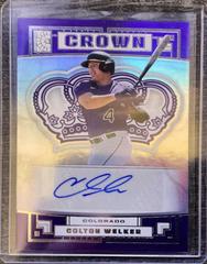 Colton Welker #C-CW Baseball Cards 2022 Panini Capstone Crown Autographs Prices