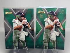 Bailey Zappe [Silver Green] Football Cards 2022 Wild Card Matte X Plode Prices