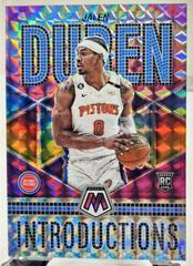 Jalen Duren [Purple] #3 Basketball Cards 2022 Panini Mosaic Introductions Prices