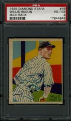 Willis Hudlin [Blue Back] #79 Baseball Cards 1935 Diamond Stars Prices