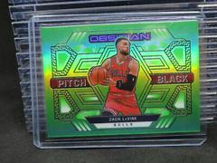 Zach LaVine [Green Flood] #16 Basketball Cards 2021 Panini Obsidian Pitch Black Prices