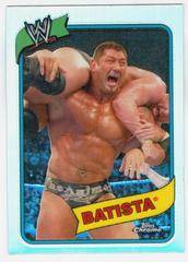 Batista [Refractor] #2 Wrestling Cards 2008 Topps Heritage III Chrome WWE Prices