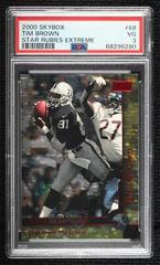 Tim Brown [Star Rubies Extreme] #68SRE Football Cards 2000 Skybox Prices