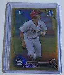 Paul DeJong [Chrome Gold Refractor] #BCP43 Baseball Cards 2016 Bowman Prospects Prices