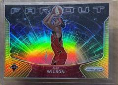 A'ja Wilson [Gold Prizm] #2 Basketball Cards 2021 Panini Prizm WNBA Far Out Prices