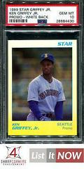 Ken Griffey Jr. [Promo White Back] Baseball Cards 1989 Star Griffey Jr Prices