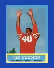 Abe Woodson #141 Football Cards 1963 Topps Prices