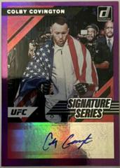 Colby Covington [Purple] #SS-CCV Ufc Cards 2022 Panini Donruss UFC Signature Series Prices