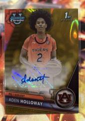 Aden Holloway [Gold Lava] #BCPA-AH Basketball Cards 2023 Bowman Chrome University Prospects Autographs Prices