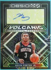 Kevin Porter Jr. [Yellow] #VS-KPJ Basketball Cards 2021 Panini Obsidian Volcanic Signatures Prices