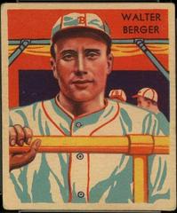 Walter Berger #108 Baseball Cards 1936 Diamond Stars Prices