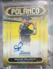 Shalin Polanco [Canary Diamond] #SSA-SP Baseball Cards 2022 Bowman Sterling Signage Autographs Prices