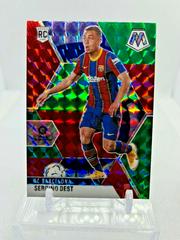 Sergino Dest [Choice Red & Green Mosaic] Soccer Cards 2020 Panini Mosaic La Liga Prices