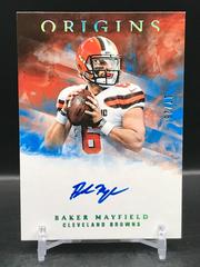 Baker Mayfield [Blue] Football Cards 2018 Panini Origins Rookie Autographs Prices
