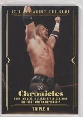Triple H #HHH-15 Wrestling Cards 2022 Panini Chronicles WWE It's All About the Game Prices