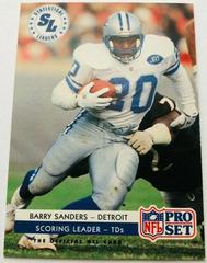 Barry Sanders Football Cards 1992 Pro Set Prices