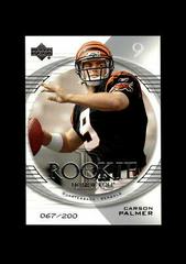 Carson Palmer [Silver] Football Cards 2003 Upper Deck Honor Roll Prices