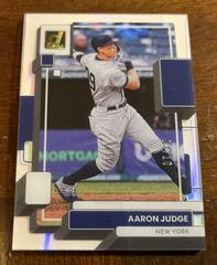Aaron Judge [Gold] #46 Baseball Cards 2022 Panini Chronicles Clearly Donruss Prices