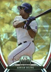 Adrian Beltre [Gold] #55 Baseball Cards 2013 Bowman Platinum Prices