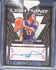 Rick Fox [Red] #LSS-FOX Basketball Cards 2021 Panini Obsidian Lightning Strike Signatures Prices
