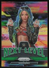 Sasha Banks [Green Prizm] #16 Wrestling Cards 2022 Panini Prizm WWE Next Level Prices
