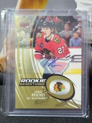 Lukas Reichel [Gold Autograph] Hockey Cards 2022 Upper Deck Trilogy Rookie Renditions Prices