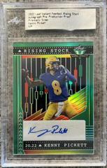 Kenny Pickett [Green] #RS-KP1 Football Cards 2022 Leaf Valiant Autographs Rising Stock Prices