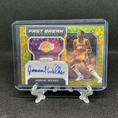 Jamaal Wilkes [Gold] #FB-JWL Basketball Cards 2022 Panini Prizm Fast Break Autographs Prices