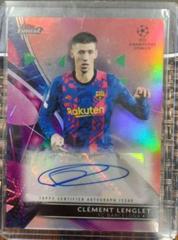 Clement Lenglet [Red] Soccer Cards 2021 Topps Finest UEFA Champions League Autographs Prices
