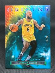 LeBron James [Turquoise] Basketball Cards 2022 Panini Origins Prices