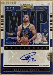Stephen Curry [Gold] #MVP-SCY Basketball Cards 2021 Panini Contenders MVP Autographs Prices