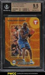 Michael Jordan [Gold Refractor] #4 Basketball Cards 2002 Topps Pristine Prices