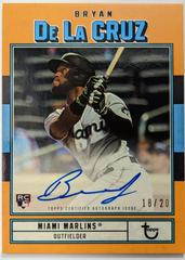 Bryan De La Cruz [Orange] Baseball Cards 2022 Topps Brooklyn Collection Autographs Prices