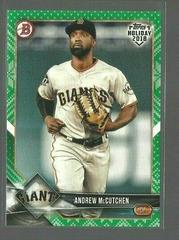 Andrew McCutchen [Green Festive] #THAMC Baseball Cards 2018 Topps Holiday Bowman Prices