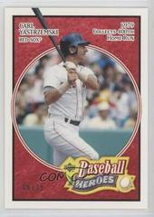Carl Yastrzemski [Red Autograph] #17 Baseball Cards 2005 Upper Deck Baseball Heroes Prices