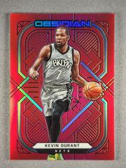 Kevin Durant [Red Flood] Basketball Cards 2020 Panini Obsidian Prices