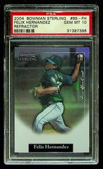 Felix Hernandez [Refractor] Baseball Cards 2004 Bowman Sterling Prices