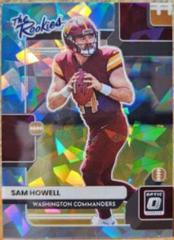 Sam Howell [Ice] #TR-5 Football Cards 2022 Panini Donruss Optic The Rookies Prices