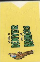 Denver Broncos [Sticker] Football Cards 1967 Topps Comic Pennants Prices