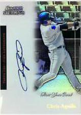 Chris Aguila [Autograph Refractor] Baseball Cards 2004 Bowman Sterling Prices