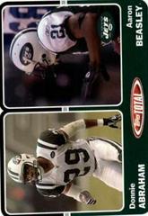 Aaron Beasley, Donnie Abraham #416 Football Cards 2003 Topps Total Prices