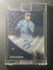 George Springer [Purple] Baseball Cards 2022 Topps Clearly Authentic Tek Autographs Prices