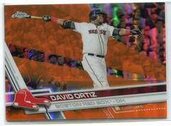 David Ortiz [Orange] #150 Baseball Cards 2017 Topps Chrome Prices