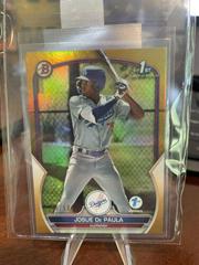 Josue De Paula [Gold] Baseball Cards 2023 Bowman 1st Edition Prices